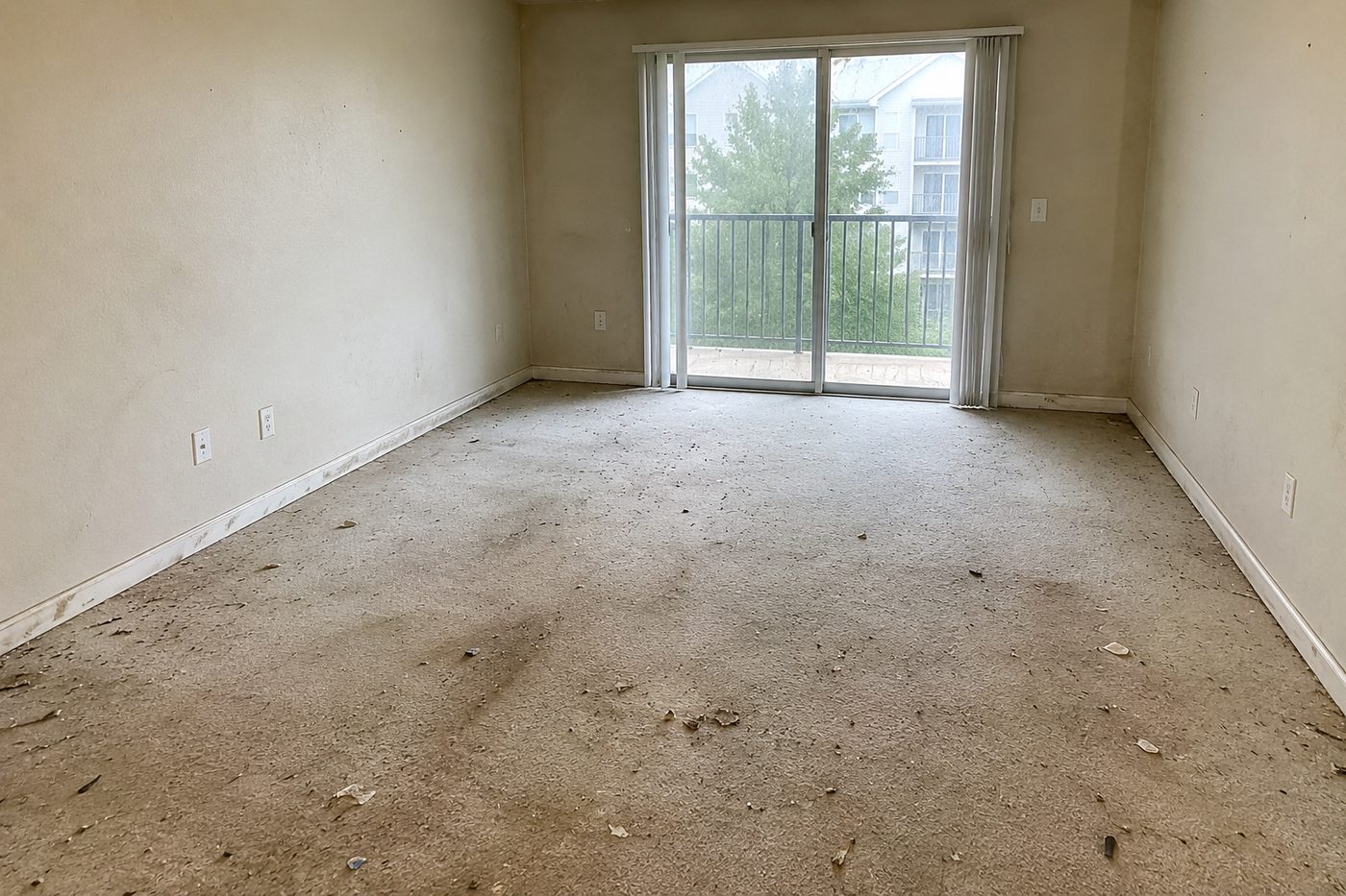 Deep cleaning — before