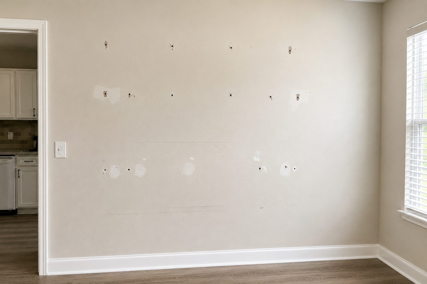 Fixture installation — before