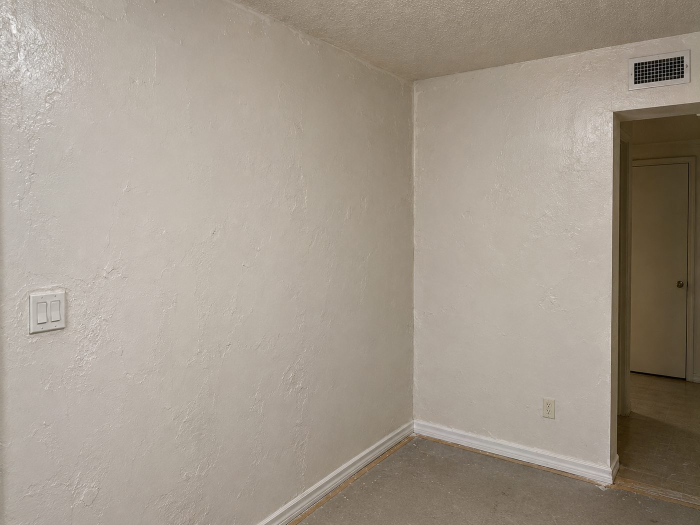 Interior painting — before
